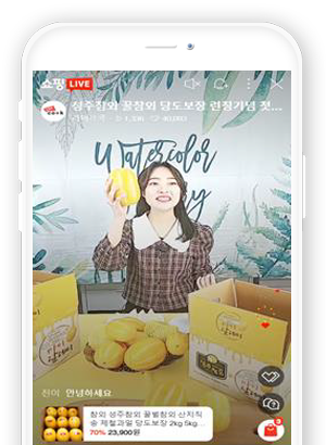 네이버쇼핑 LIVE 첫화면